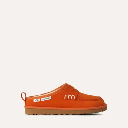 UGG JW Anderson Loafer in orange.