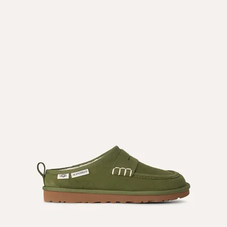 Our UGG JW Anderson Loafer in green.