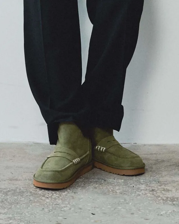 Close-up shot of our UGG JW Anderson Loafer Boot.
