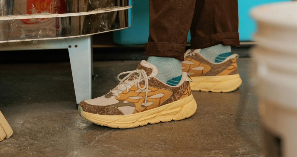 HOKA ONE ONE® Elite Terrain System Clifton L Suede for