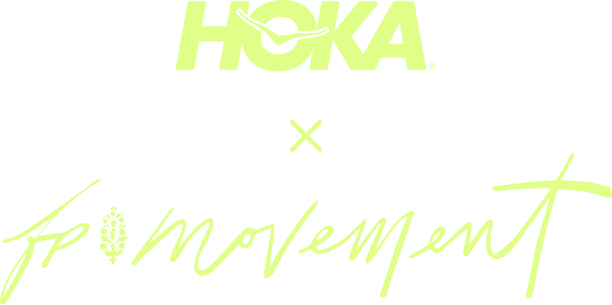 HOKA x Free People Movement Logo.