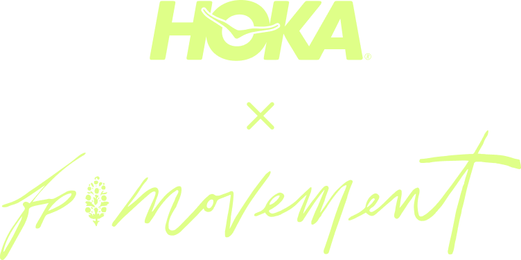 HOKA x Free People Movement Logo.