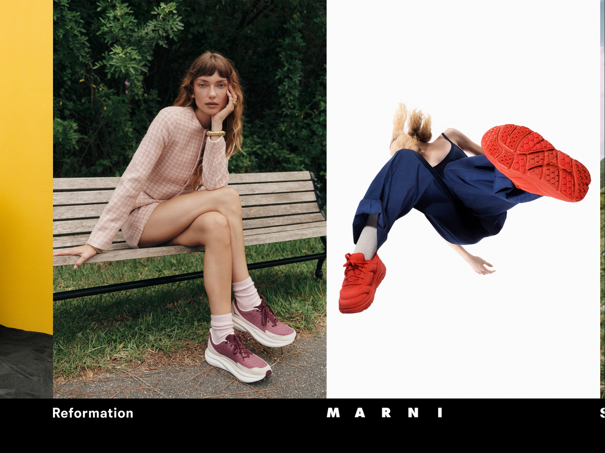 Un collage de personnes utilisant du matériel HOKA.