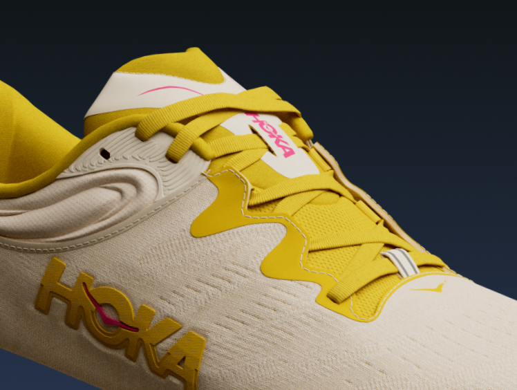 Gros plan sur les lacets de la chaussure Gaviota.