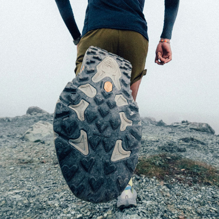 Gros plan de la seule partie du Speedgoat 7.