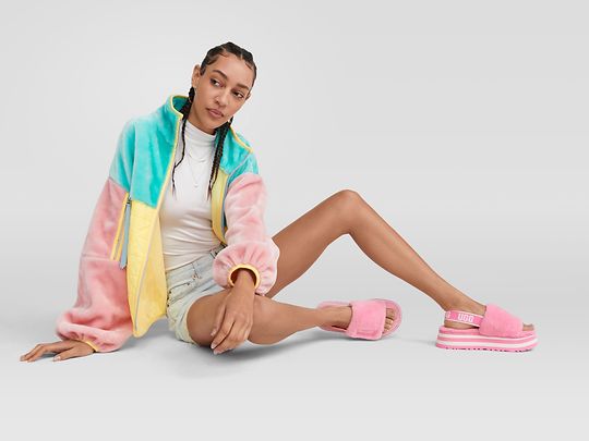 women pink ugg