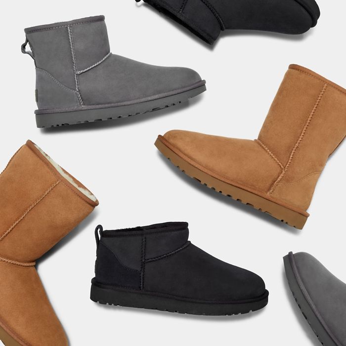 ugg leather bootie