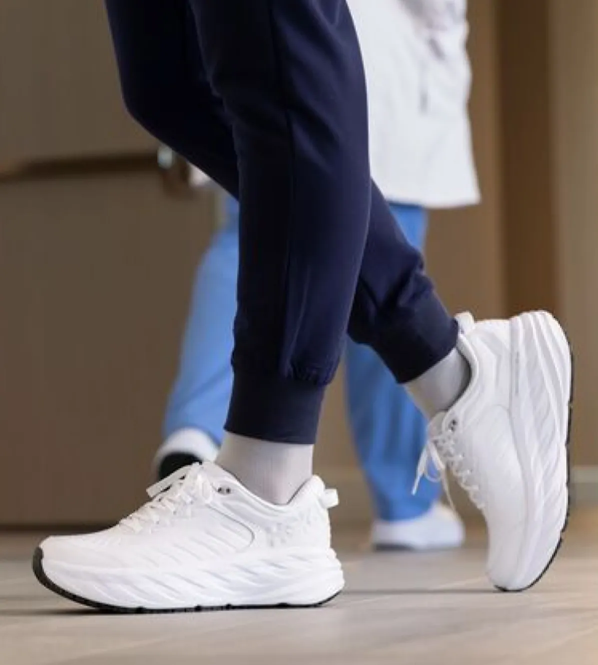 mens hoka on feet