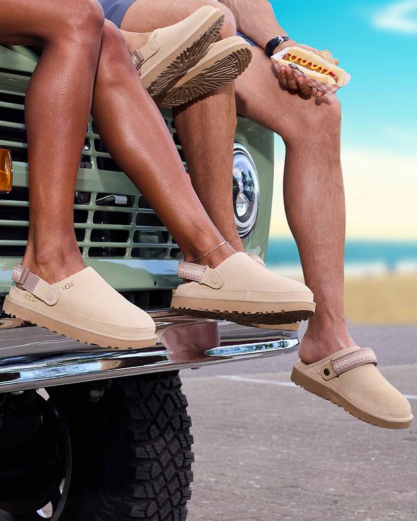 【美品】UGG レインブーツ　オレンジ UGG】アグ(24) レインブーツ クラシック クリア ミニ スノー