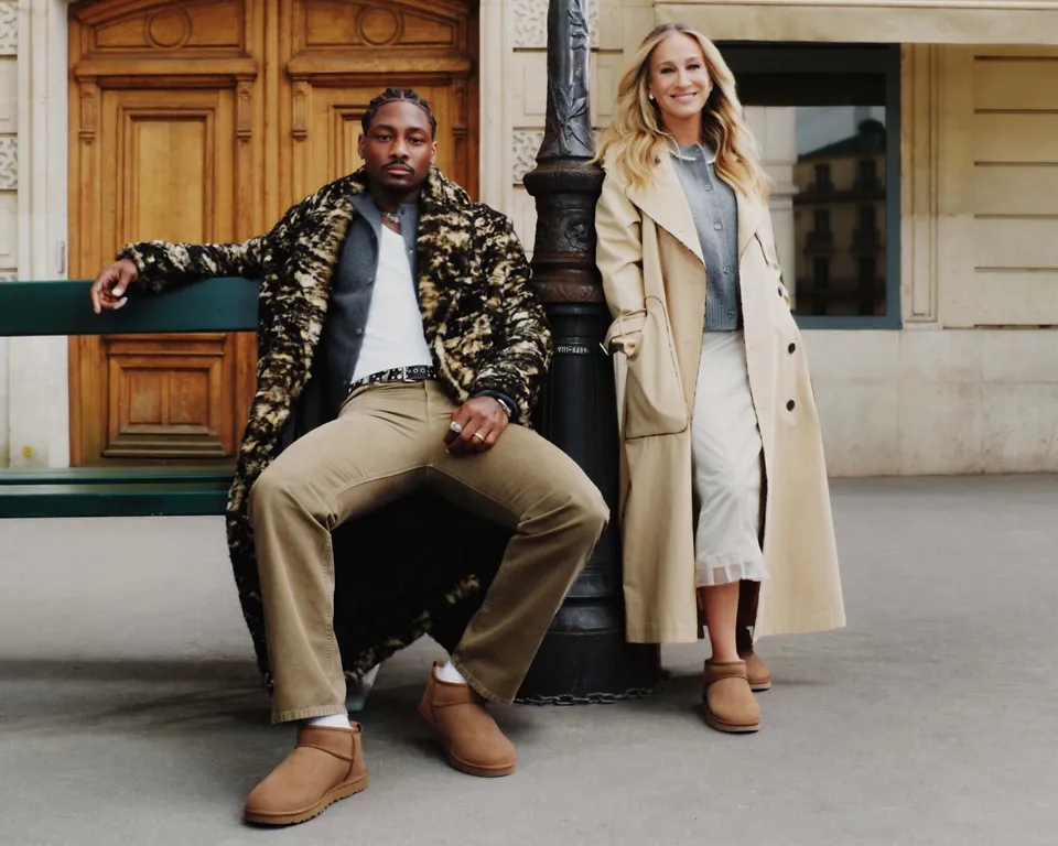 Stefon Diggs and Sarah Jessica Parker wearing our Classic Ultra Mini.