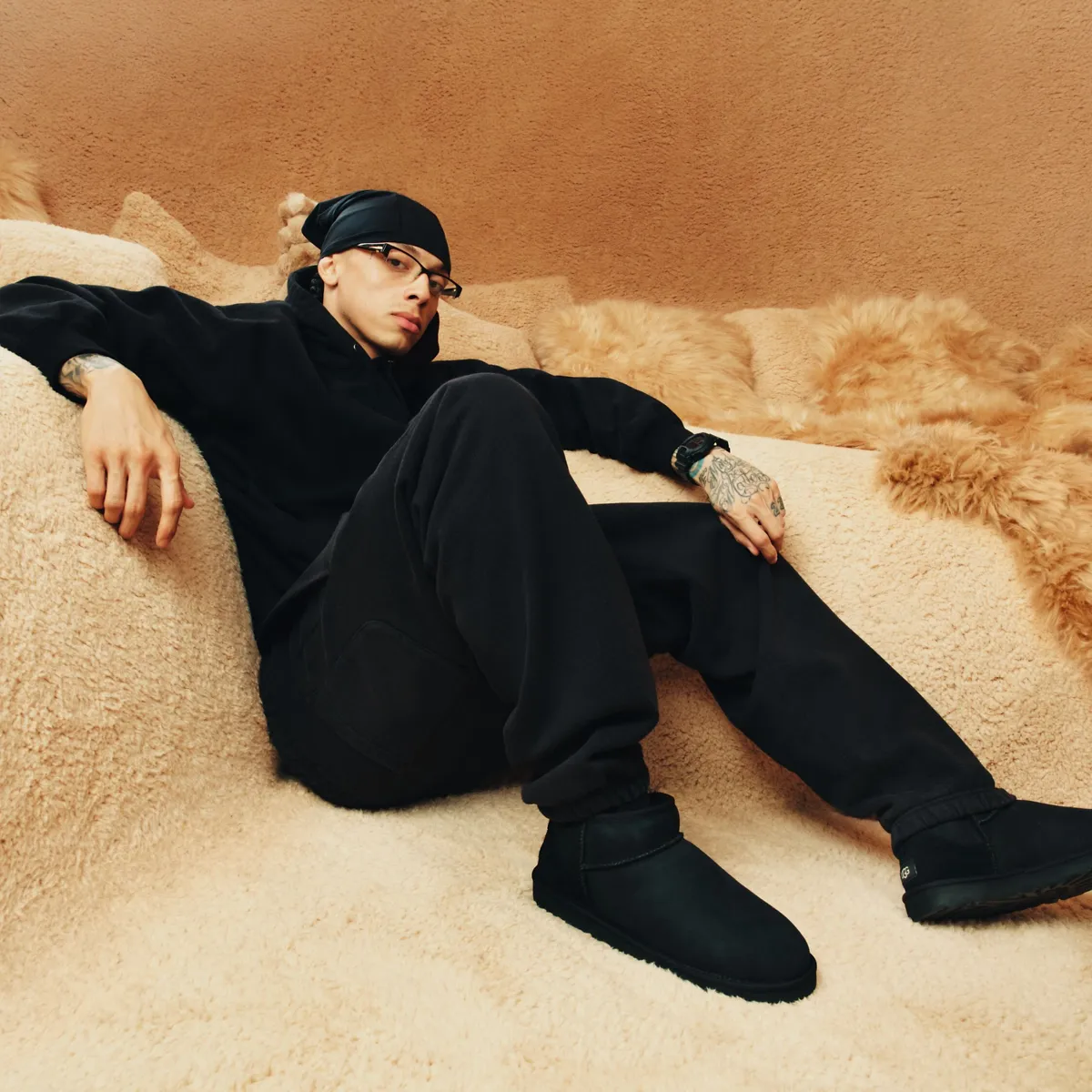 UGG Classic Mini II ブラック サイズ7 24cm Ugg W Classic Mini Ii Black Black